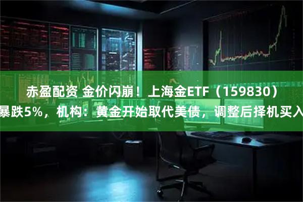 赤盈配资 金价闪崩！上海金ETF（159830）暴跌5%，机构：黄金开始取代美债，调整后择机买入