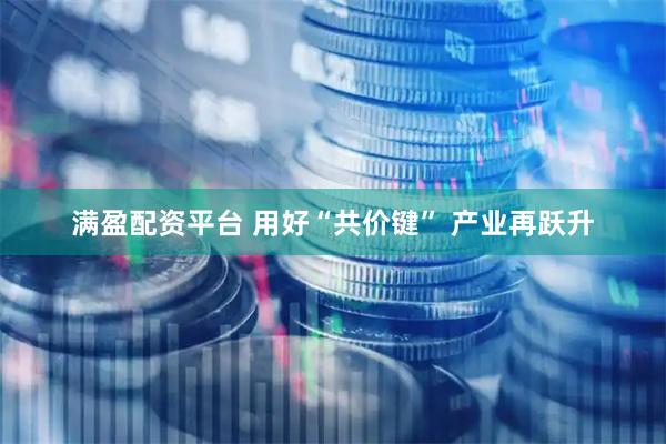 满盈配资平台 用好“共价键” 产业再跃升